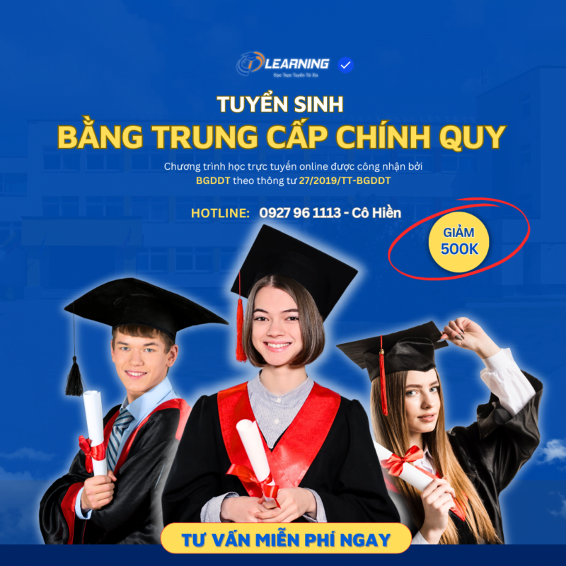 Các ngành đào tạo trung cấp online đại học từ xa