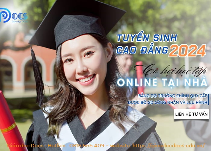 Đăng ký học cao đẳng online tại học viện giáo dục Docs